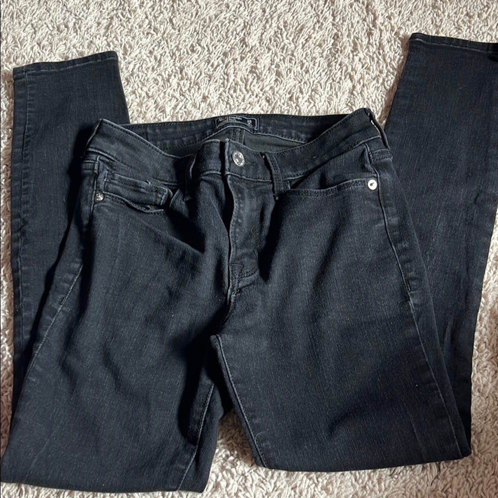 Abercrombie & Fitch Black Skinny Jeans